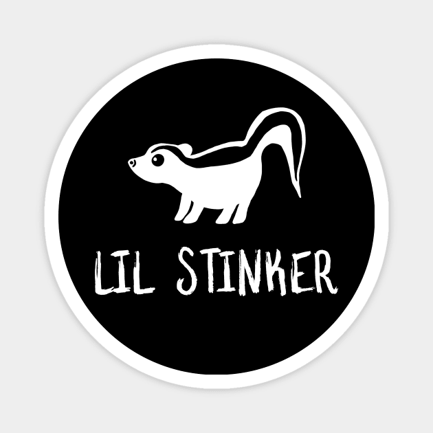 Lil Stinker Skunk for Skunk Lovers Magnet by Mochi Merch